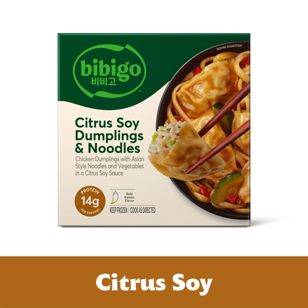Bibigo Frozen Citrus Soy Dumpling & Noodle Bowl