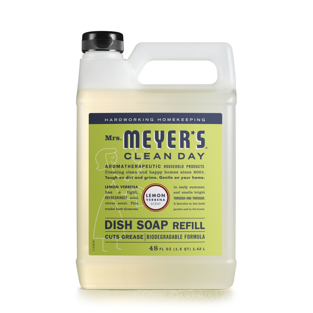Mrs. Meyer’s Clean Day Liquid Dish Soap Refill, Lemon Verbena