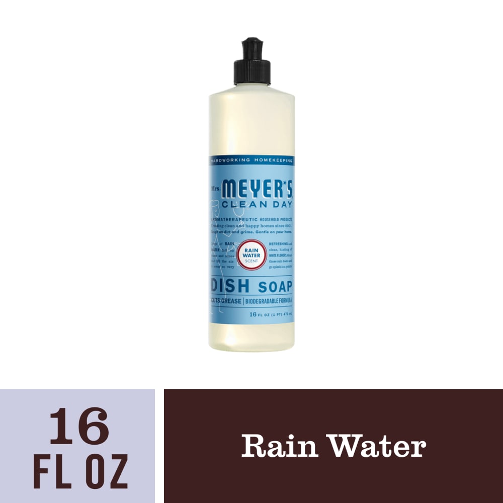 Mrs. Meyer’s Clean Day Liquid Dish Soap, Rain Water