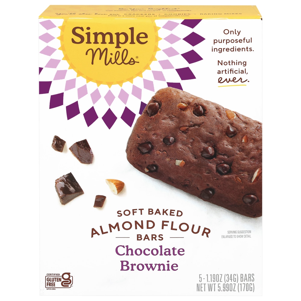 Simple Mills® Almond Flour Soft Baked Chocolate Brownie Bar