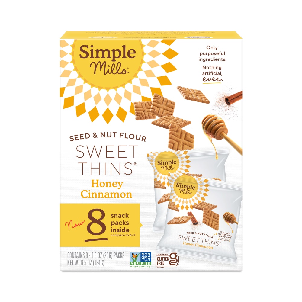 Simple Mills® Honey Cinnamon Seed & Nut Flour Sweet Thins® Cinnamon Cookies