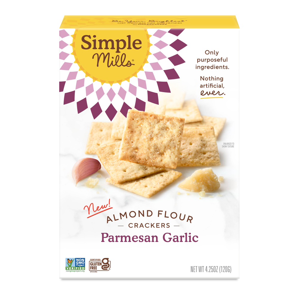 Simple Mills® Parmasan Garlic Almond Flour Crackers