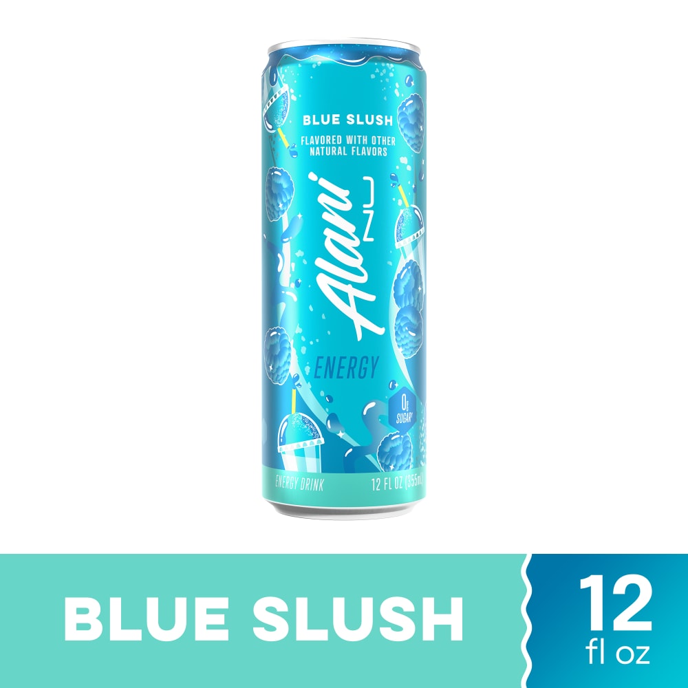 Alani Nu Blue Slush Sugar Free Energy Drink Can