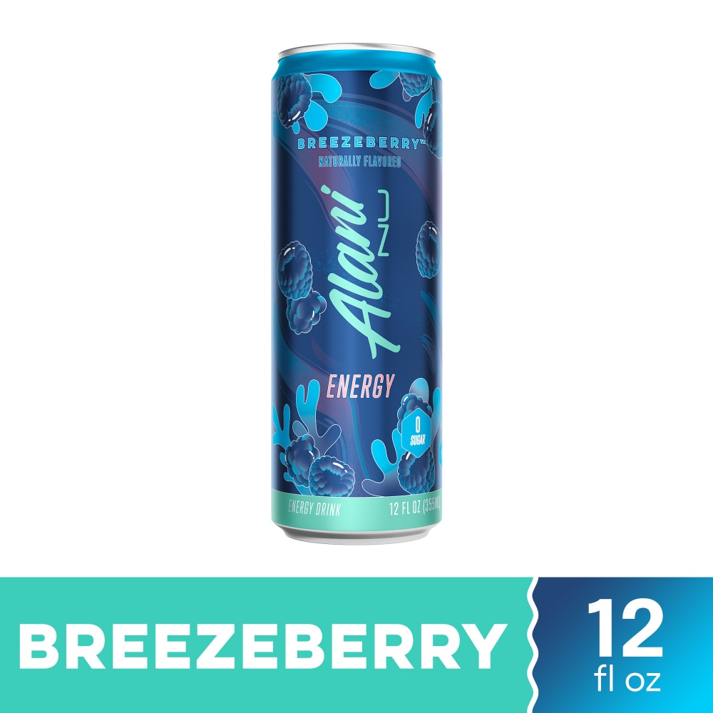 Alani Nu Breezeberry Sugar Free Energy Drink Can