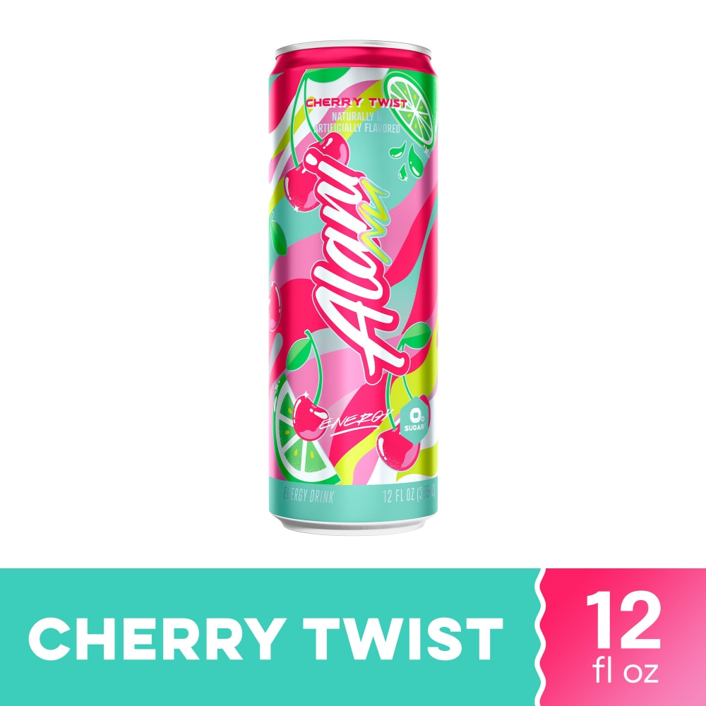 Alani Nu Cherry Twist Sugar Free Energy Drink Can