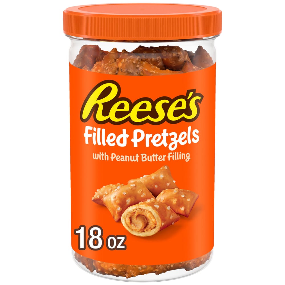 REESE’S FILLED PRETZELS WITH PEANUT BUTTER FILLING