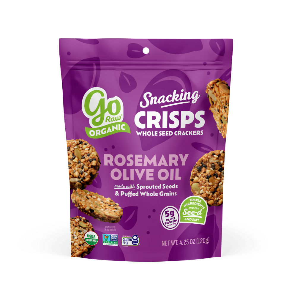 Go Raw® Organic Rosemary Olive Oil Whole Seed Snacking Crisps