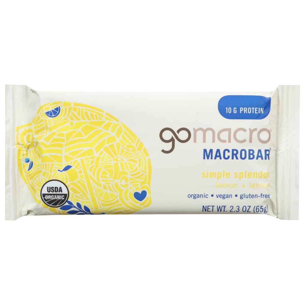 GoMacro® Macrobar® Simple Splendor Lemon Protein Bar