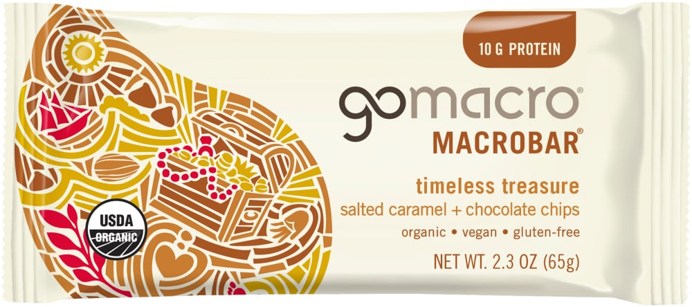GoMacro® Smooth Sanctuary Salted Caramel + Chocolate Chips MacroBar®