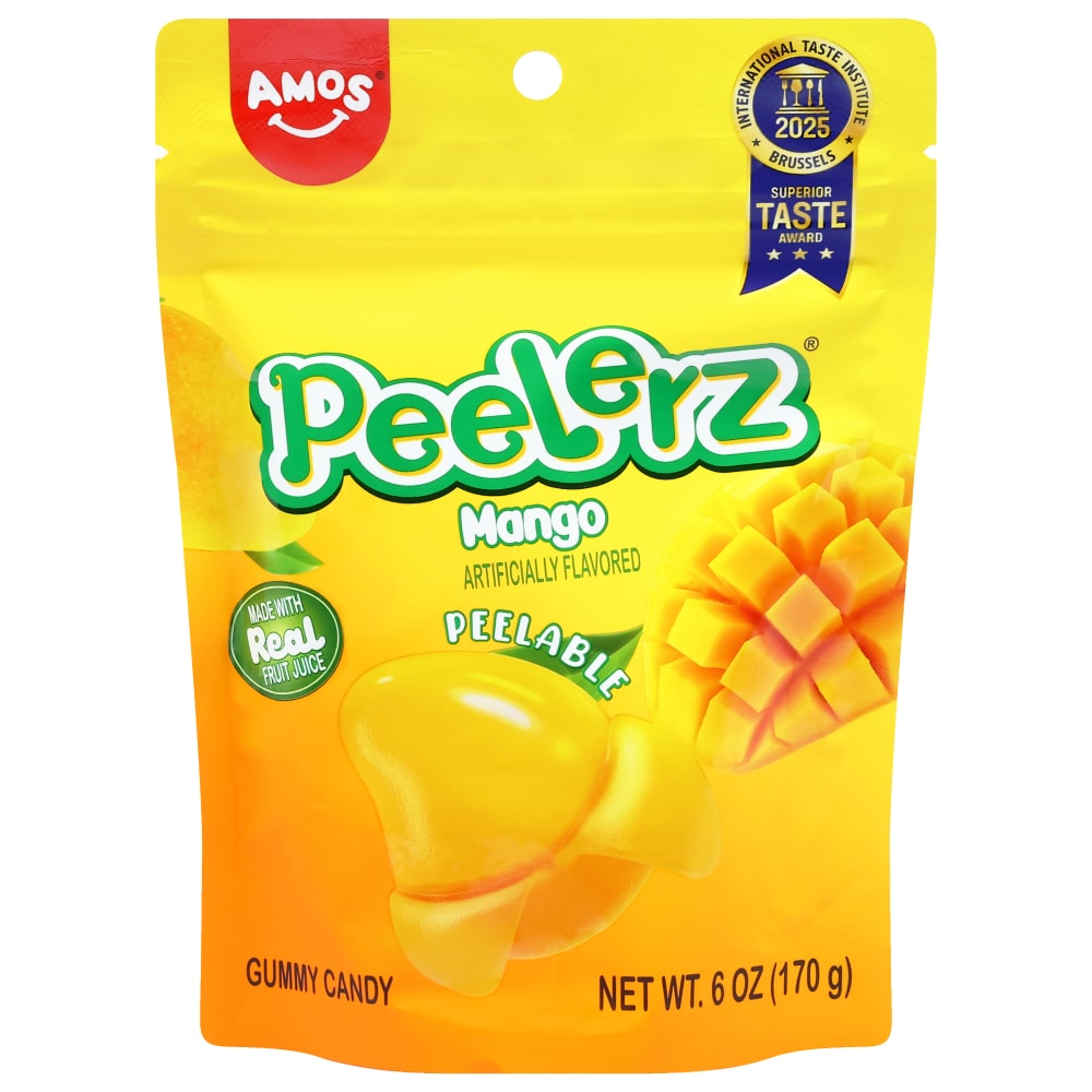 Amos® Peelerz® Mango Gummy Candy Bag