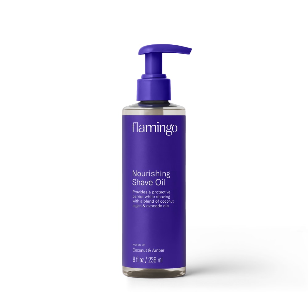 Flamingo Nourishing Shave Oil Coconut & Amber
