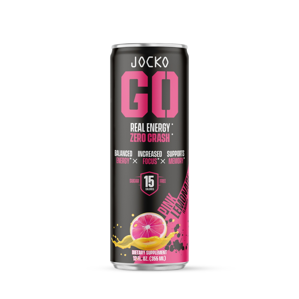 Jocko Go Pink Lemonade Energy Drink