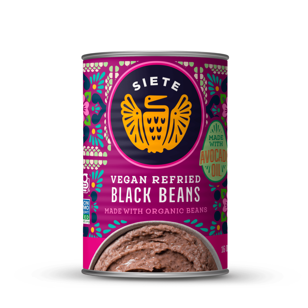 Siete Vegan Refried Black Beans