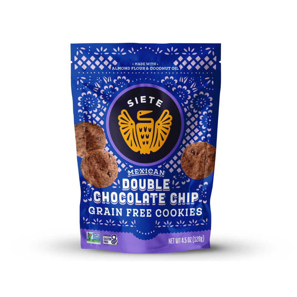 Siete Mexican Double Chocolate Chip Grain Free Cookies