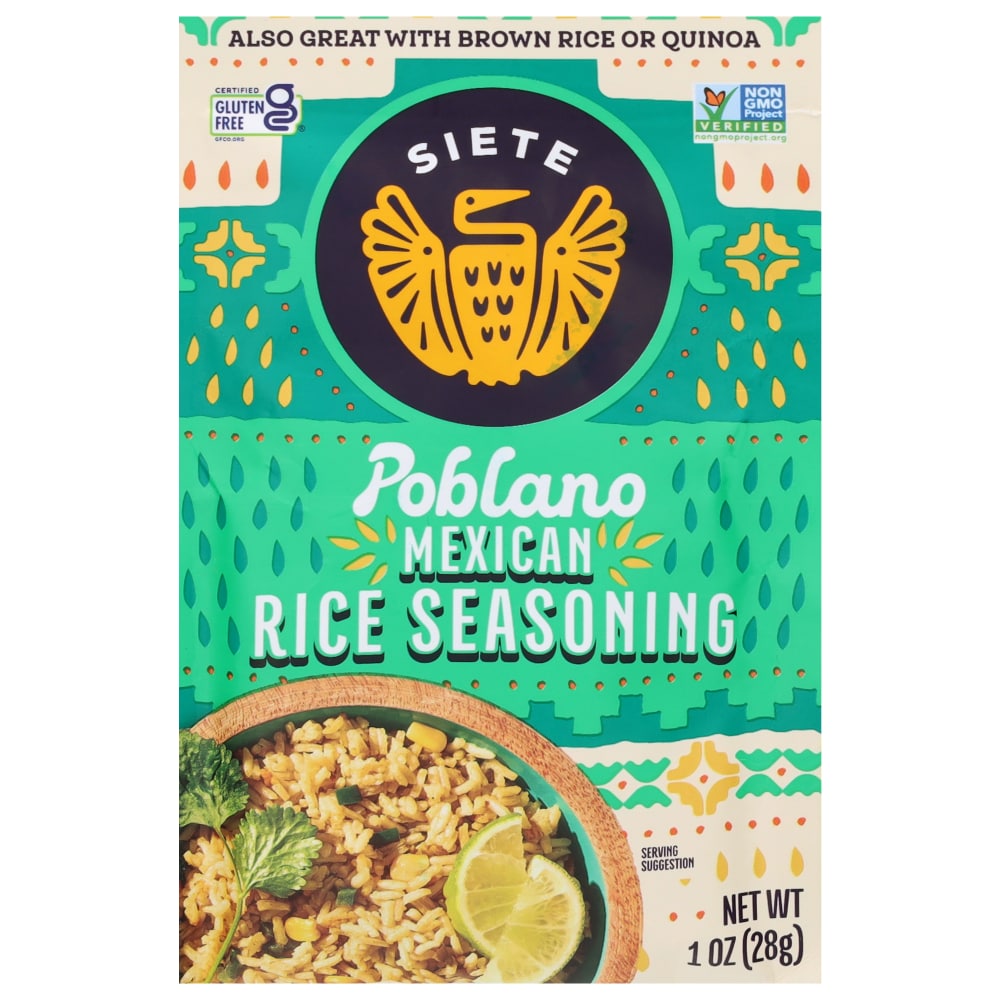 Siete Poblano Mexican Rice Seasoning