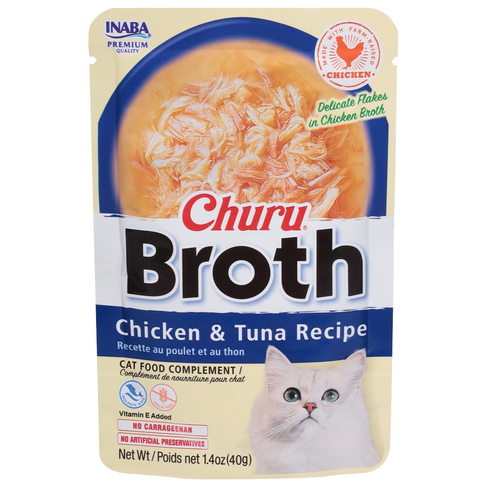 Inaba® Churu® Broth Chicken & Tuna Recipe Wet Cat Food