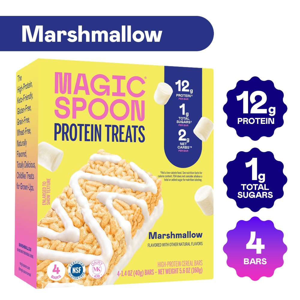 Magic Spoon® High-Protein Gluten-Free Marshmallow Cereal Treat Bars