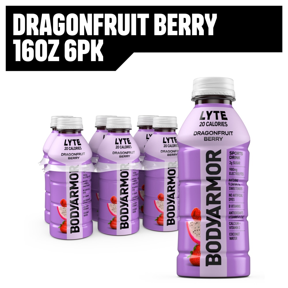 BODYARMOR&reg; Lyte Dragonfruit Berry Sports Drink Bottles