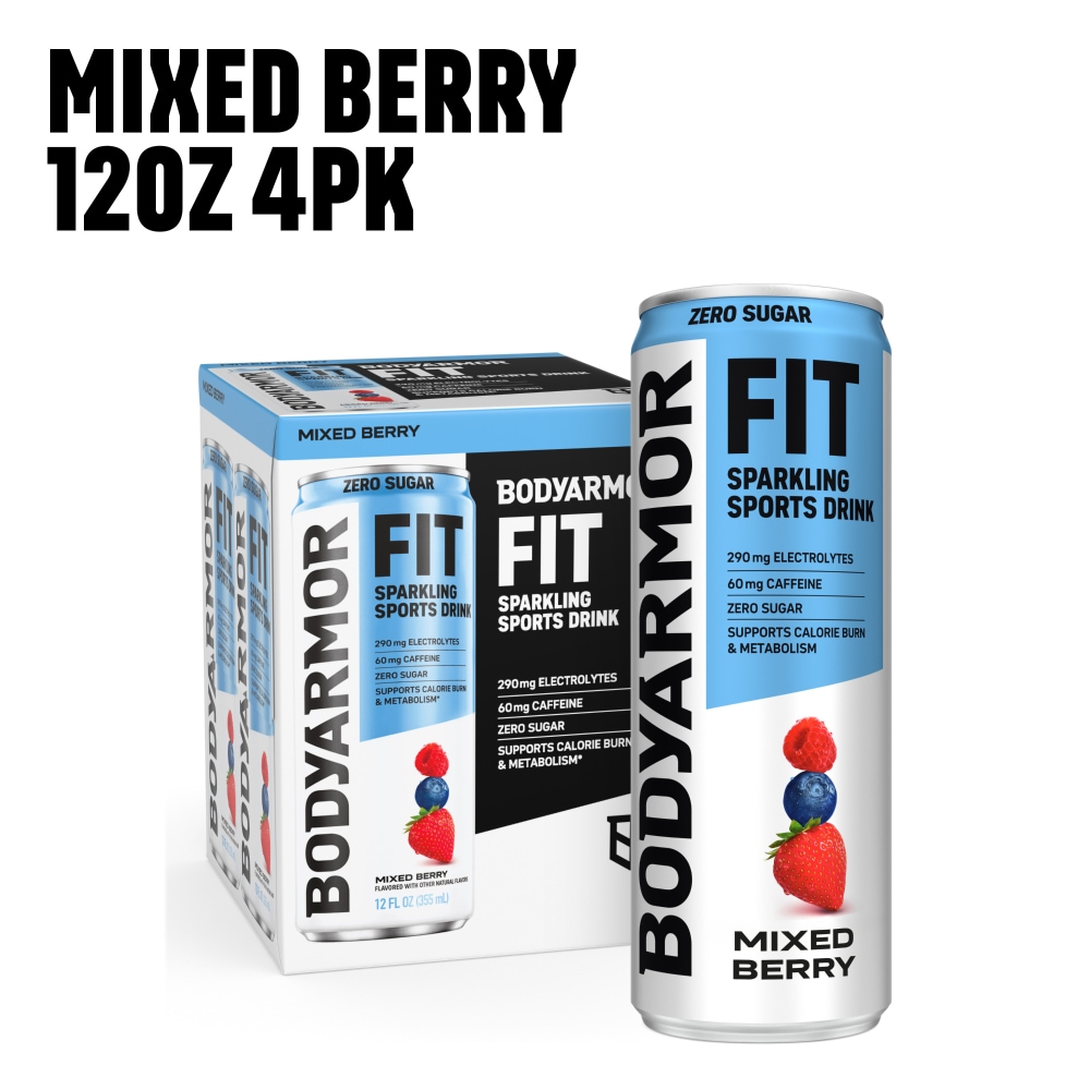 BODYARMOR® FIT Mixed Berry Zero Sugar Sports Drink Cans