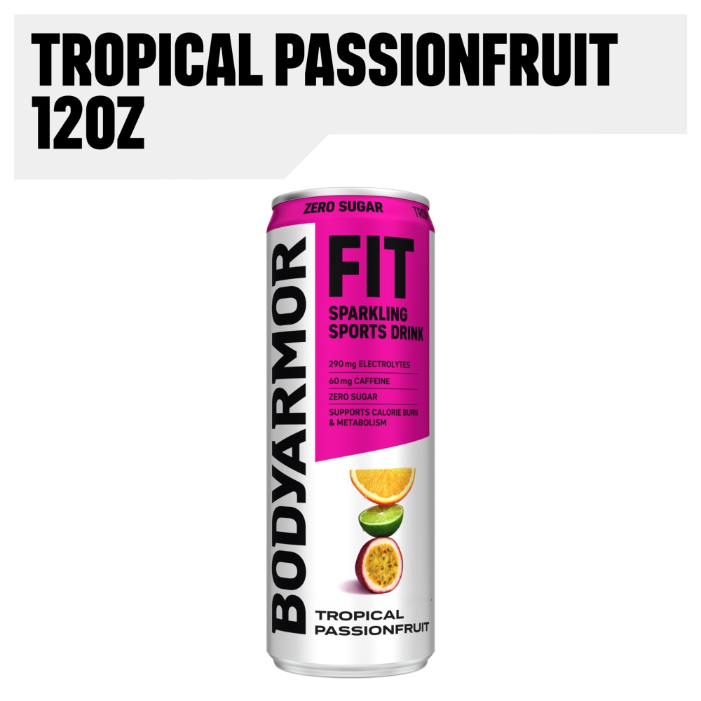 BODYARMOR® FIT Tropical Passionfruit Zero Sugar Sports Drink Can
