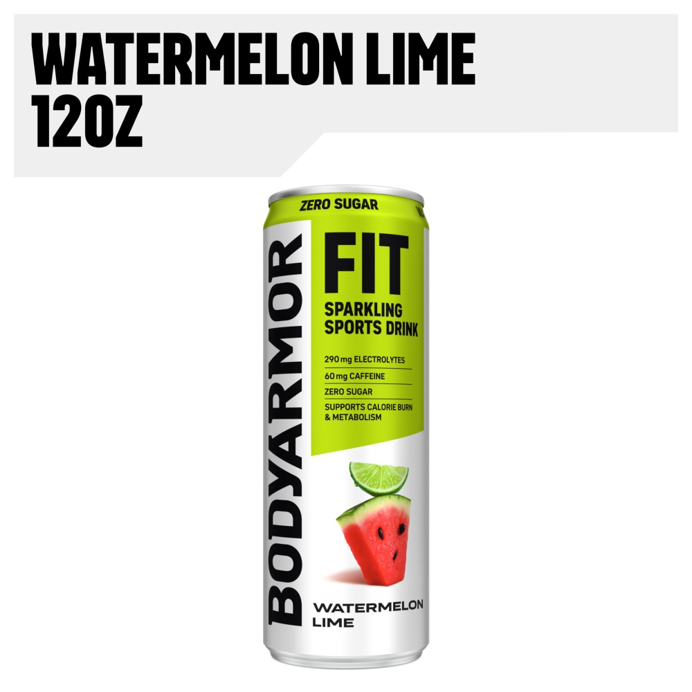 BODYARMOR FIT® Watermelon Lime Zero Sugar Sports Drink Can