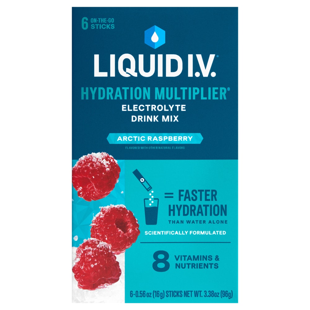 Liquid I.V.® Hydration Multiplier® Electrolyte Arctic Raspberry Drink Mix Packets