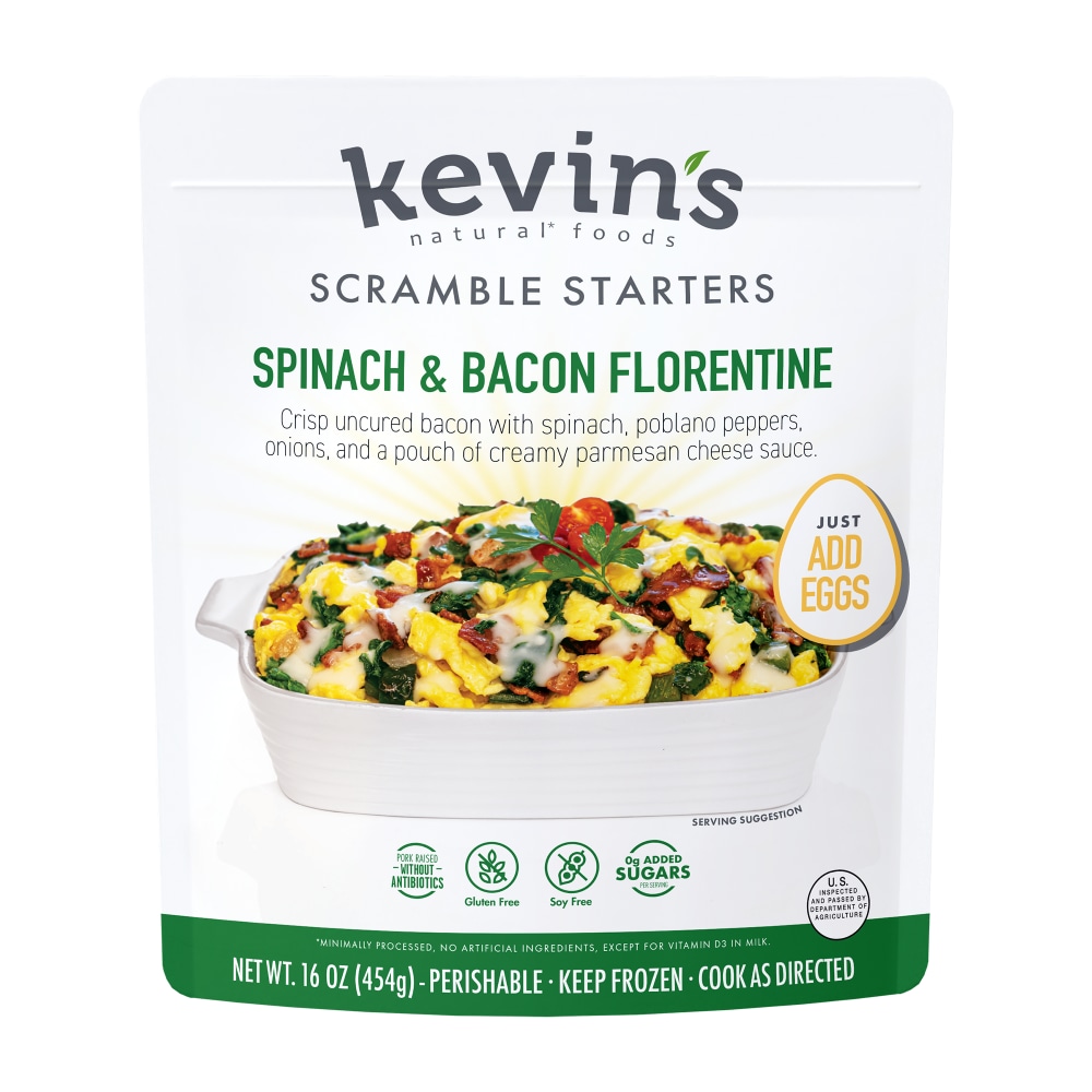 Kevin’s Natural Foods Spinach & Bacon Florentine