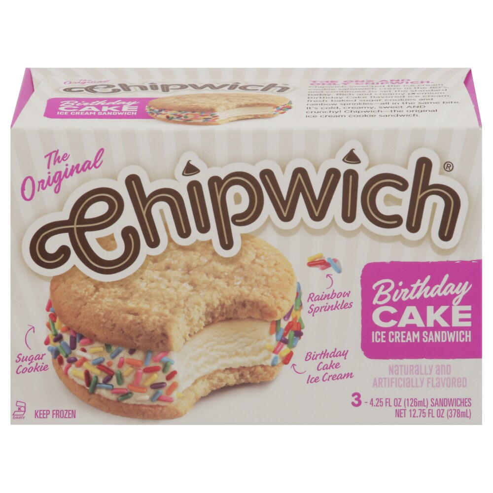 Chipwich® Birthday Cake Ice Cream Sandwich