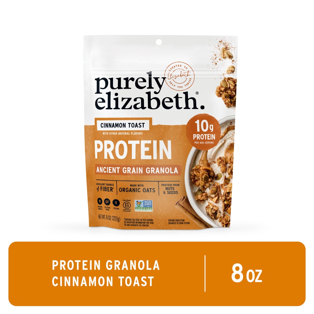 Purely Elizabeth Cinnamon Toast Protein Ancient Grain Granola 8oz