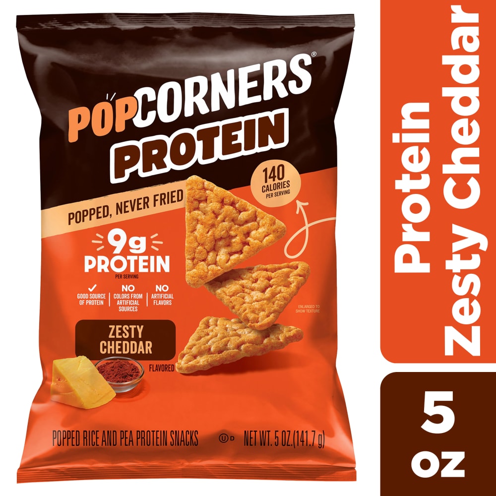 PopCorners® Protein Zesty Cheddar Popped Corn Chips