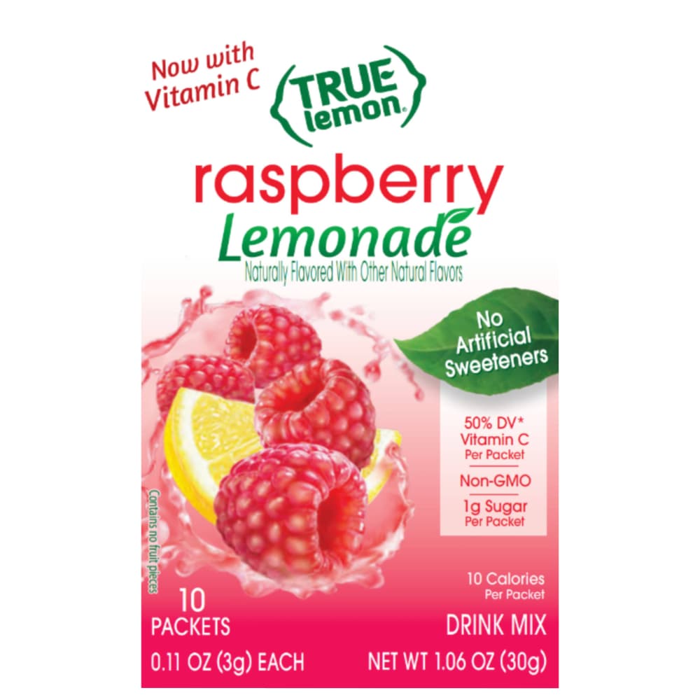 True Lemon® Raspberry Lemonade Drink Mix Packets