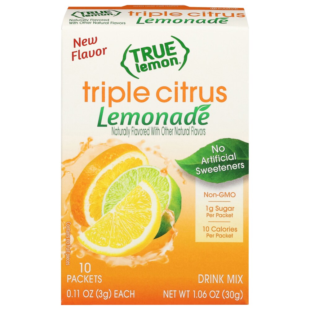 True Lemon® Triple Citrus Lemonade Drink Mix Packets
