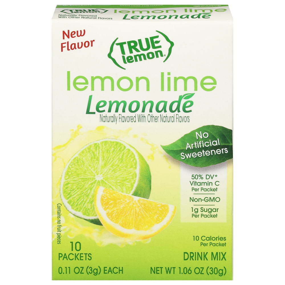 True Lemon® Lime Lemonade Drink Mix Packets