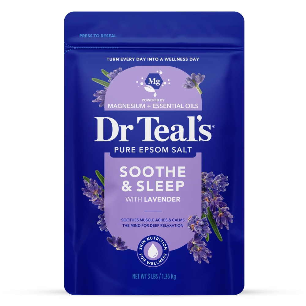 Dr Teal’s® Soothe & Sleep with Lavender Epsom Salt Magnesium Soak