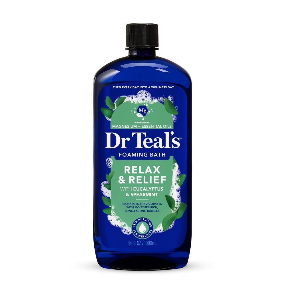 Dr Teal’s® Relax & Relief Foaming Bath with Pure Epsom Salt, Eucalyptus & Spearmint