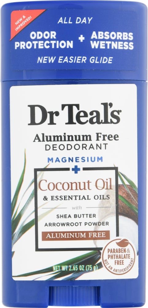 Dr Teal’s® Coconut Oil Aluminum-Free Deodorant
