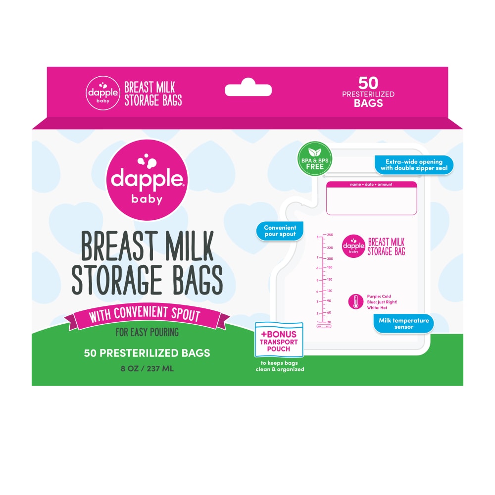 Dapple® Baby Breast Milk Storage Easy Pour Bags