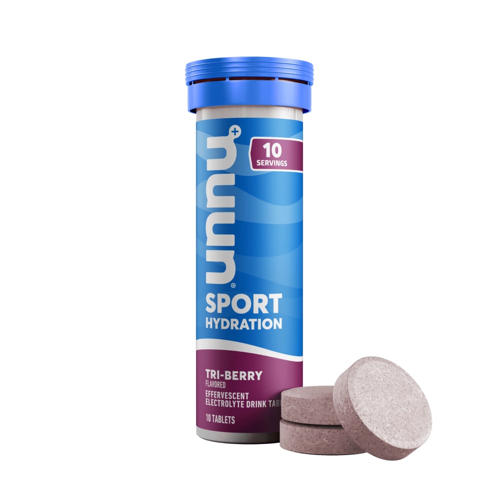 Nuun Sport Electrolyte Tablets for Proactive Hydration, Tri Berry Flavor