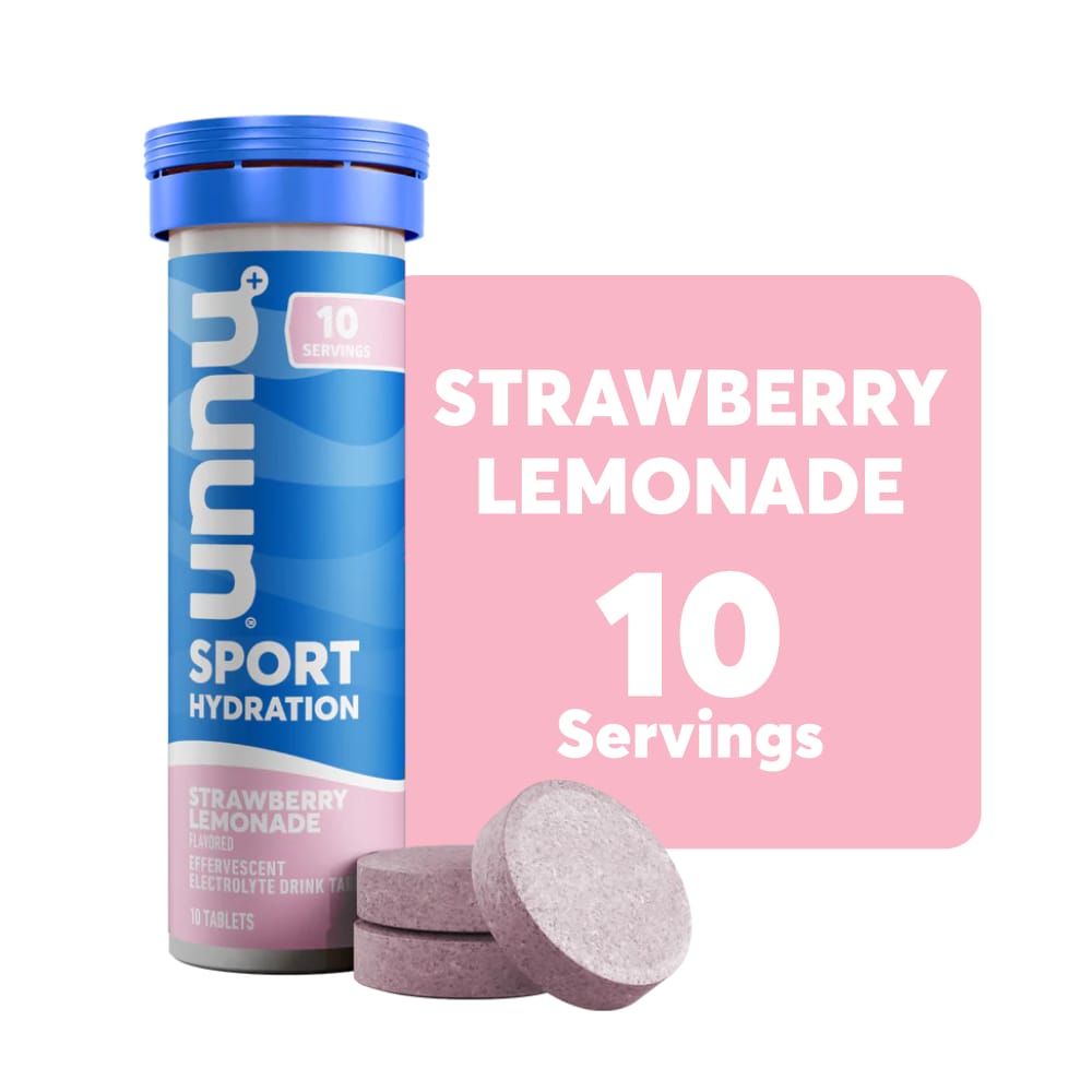 Nuun Sport Hydration Strawberry Lemonade Electrolyte Drink Mix Tablets
