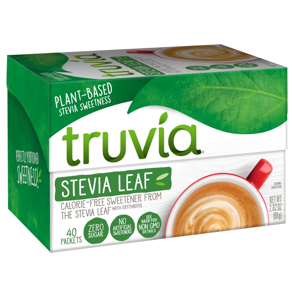 Truvia Original Calorie-Free Sweetener from the Stevia Leaf Packets, 40 Count, 2.82 oz Carton