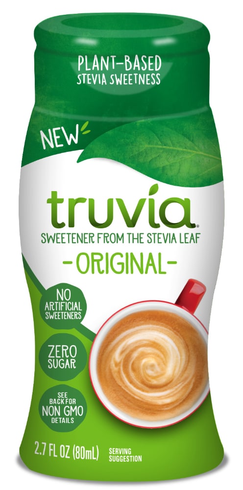 Truvia Zero-Calorie Liquid Sweetener from the Stevia Leaf, 2.7 fluid ounce bottle, Original flavor