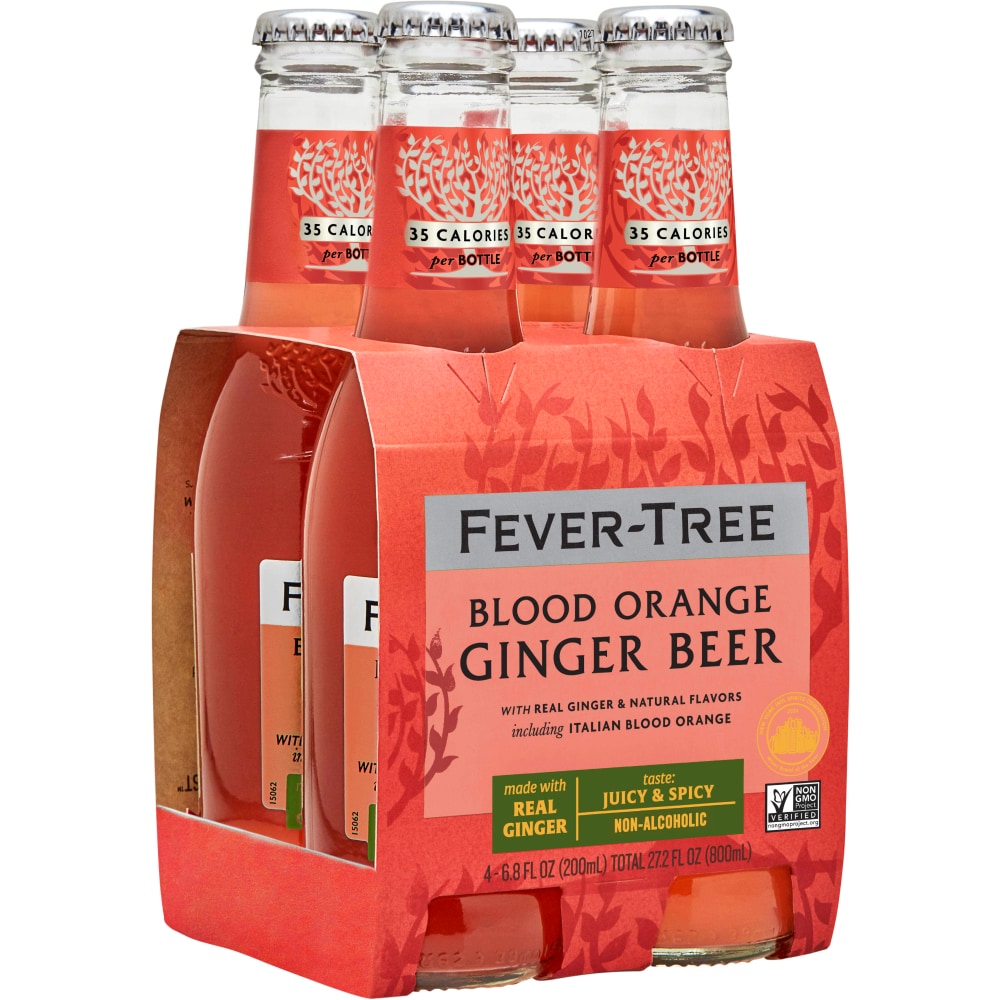 Fever-Tree Blood Orange Ginger Beer Mixer Soda