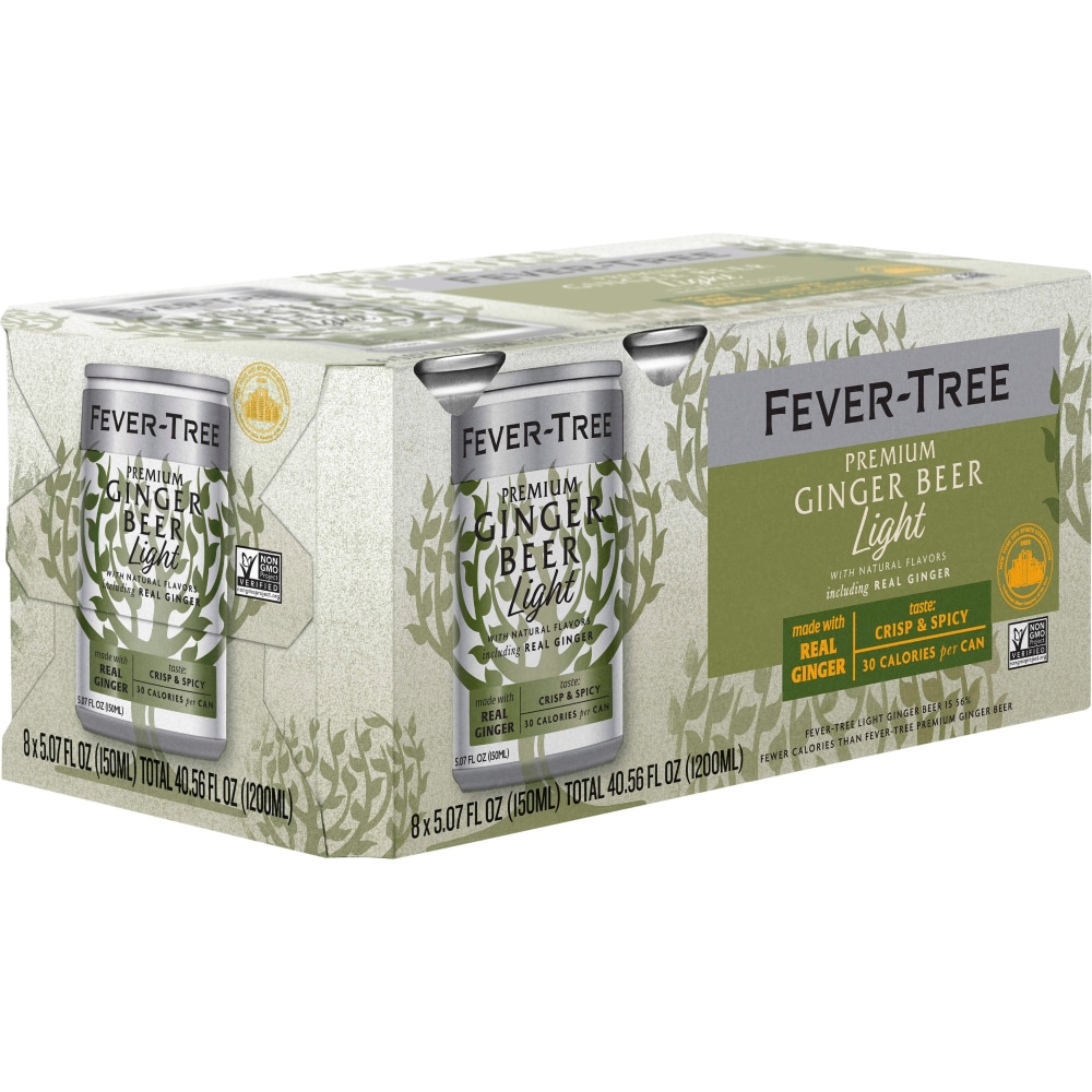 Fever-Tree Refreshingly Light Ginger Beer Mixer Soda