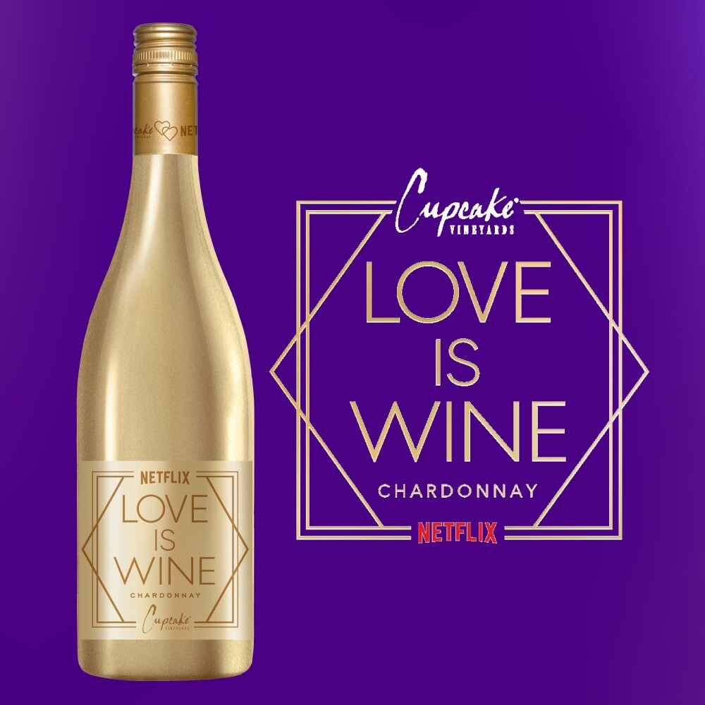 Cupcake Vineyards Netflix Love Is Chardonnay California White Wine