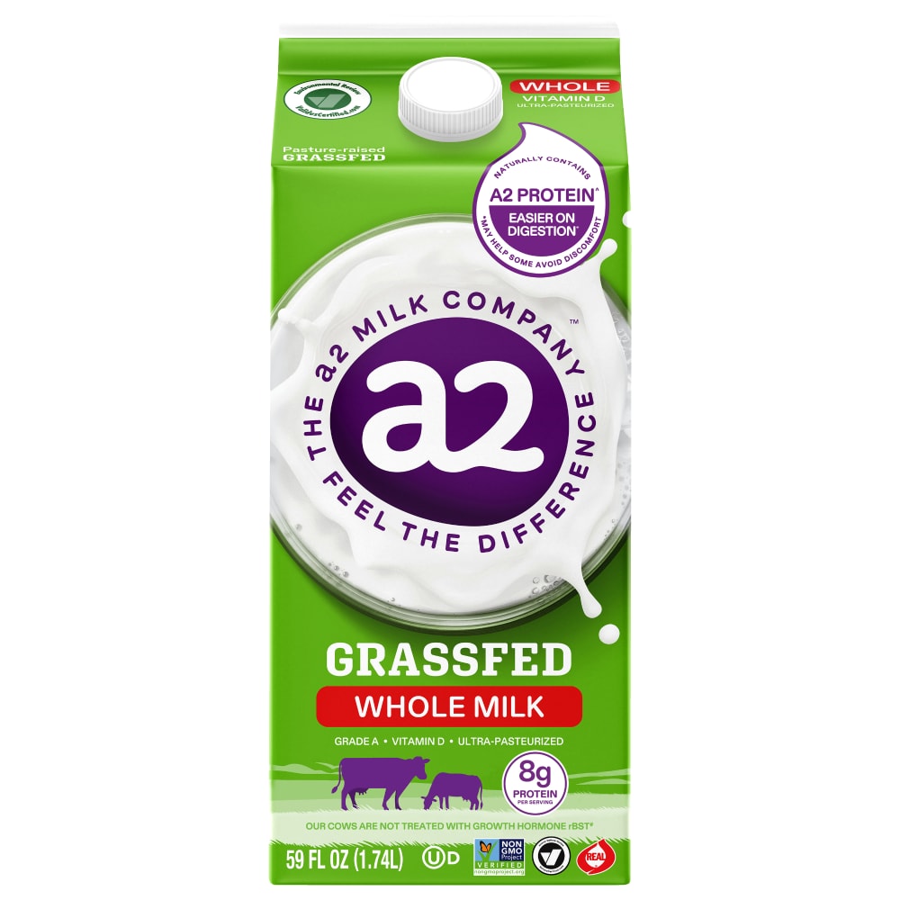 a2 Milk® Grassfed Vitamin D Whole Milk