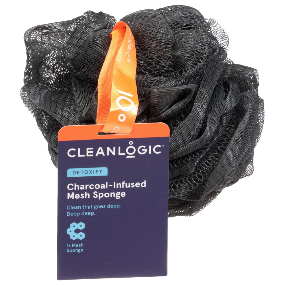Cleanlogic® – Charcoal-Infused Mesh Sponge 3 pk