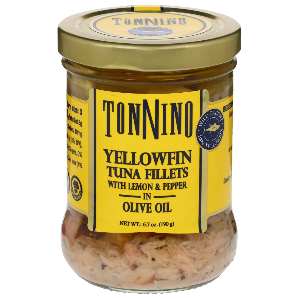 Tonnino Lemon & Pepper Tuna Fillets in Olive Oil