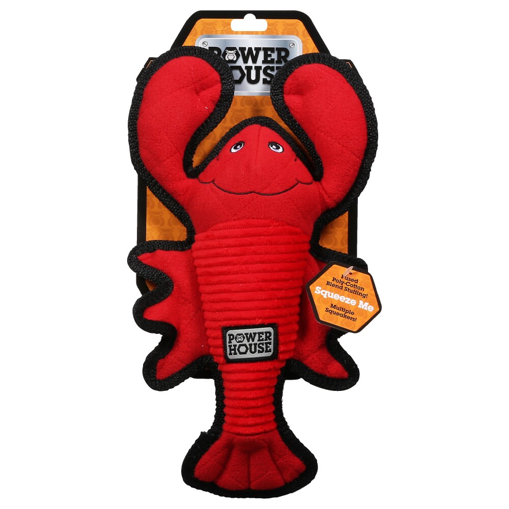 Power House Lobster Dog Toy