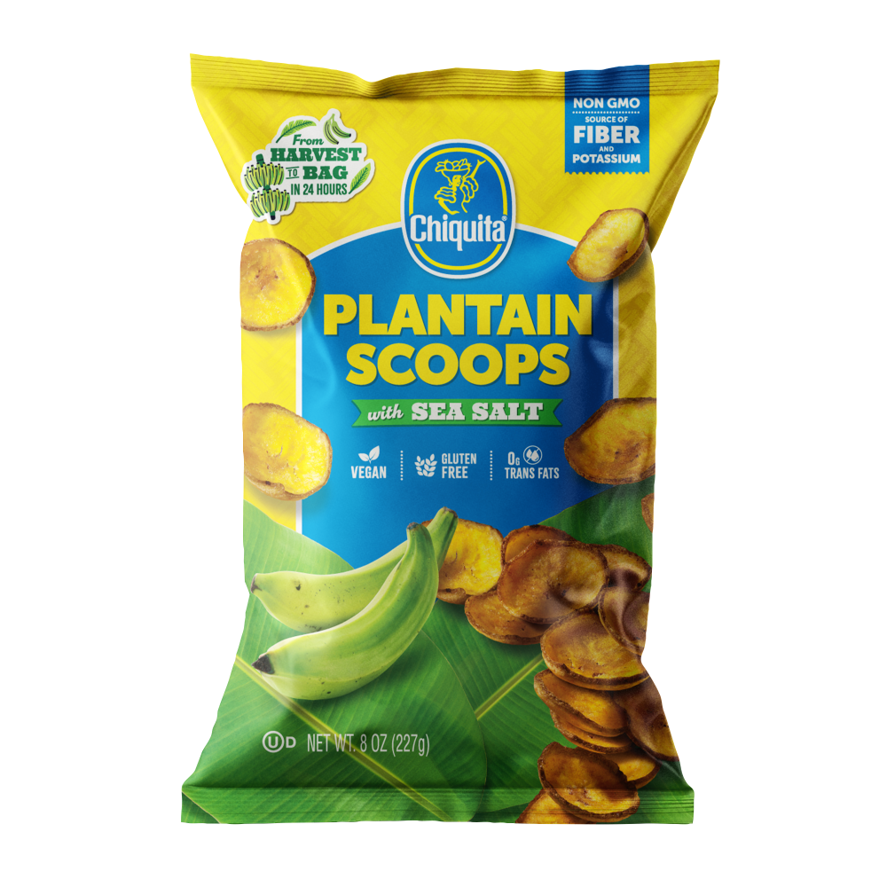 Chiquita® Snacks Plantain Scoops with Sea Salt