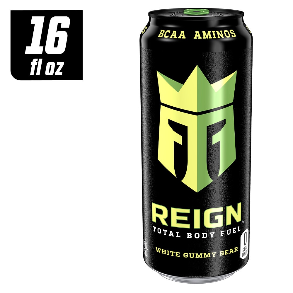 Reign® White Gummy Bear Energy Drink Can